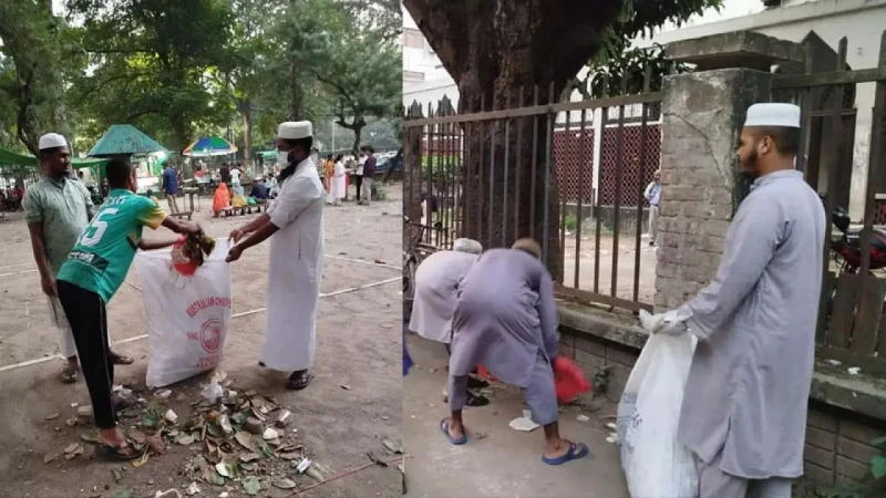 সমাবেশের পর সোহরাওয়ার্দী উদ্যান পরিষ্কারে নেমেছে জামায়াত